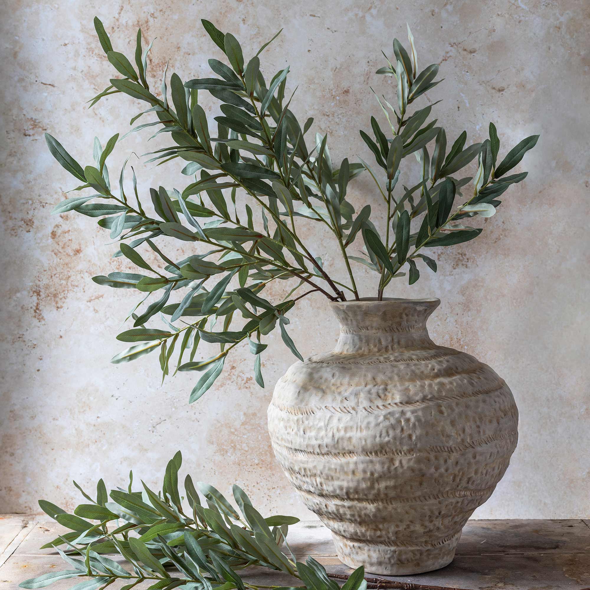 AA-X6-003 Artificial Olive Branch Soft Green