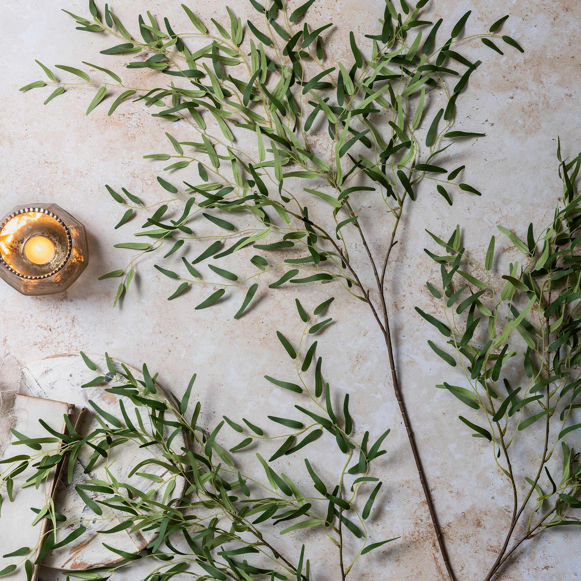 AA-X6-002 Artificial Willow Branch Forest Green