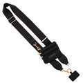 1071BG Clip & Go Strap w/ Pouch - Black w/ Gold Hardware