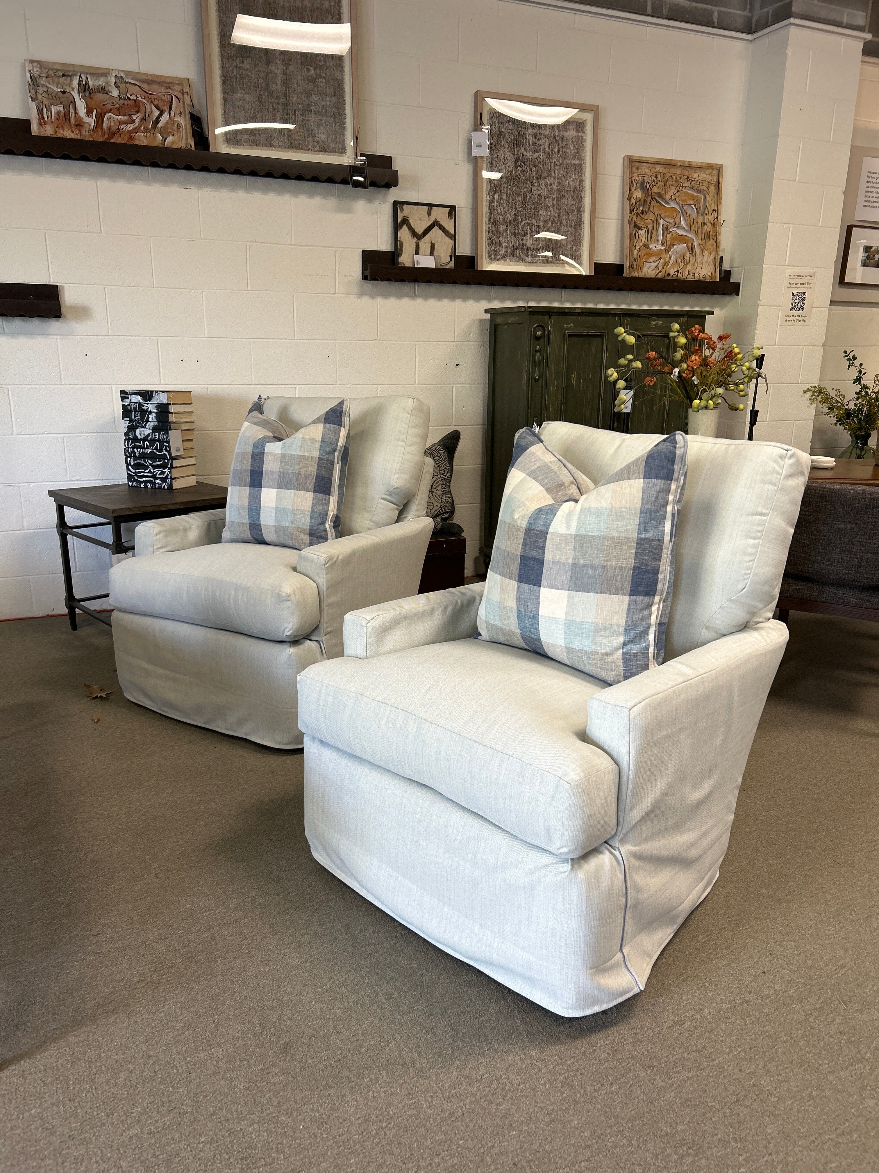 SG548-SLIP-SPA-FL SG548 Chair in Sunbrella Slip Spa