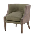 YP-25302-A Sage Green Leather Occasional Chair