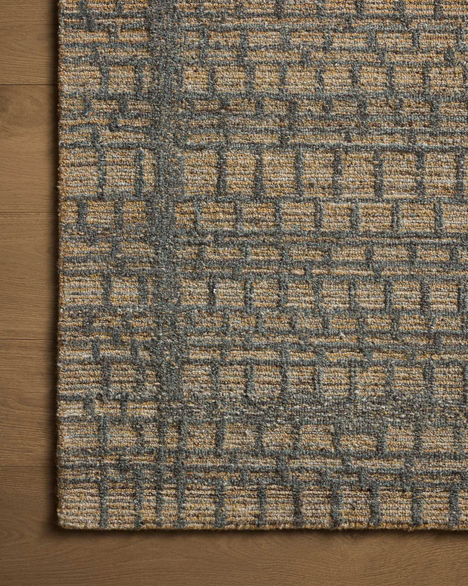 2x4 ELA-05 Wheat/Charcoal Rug