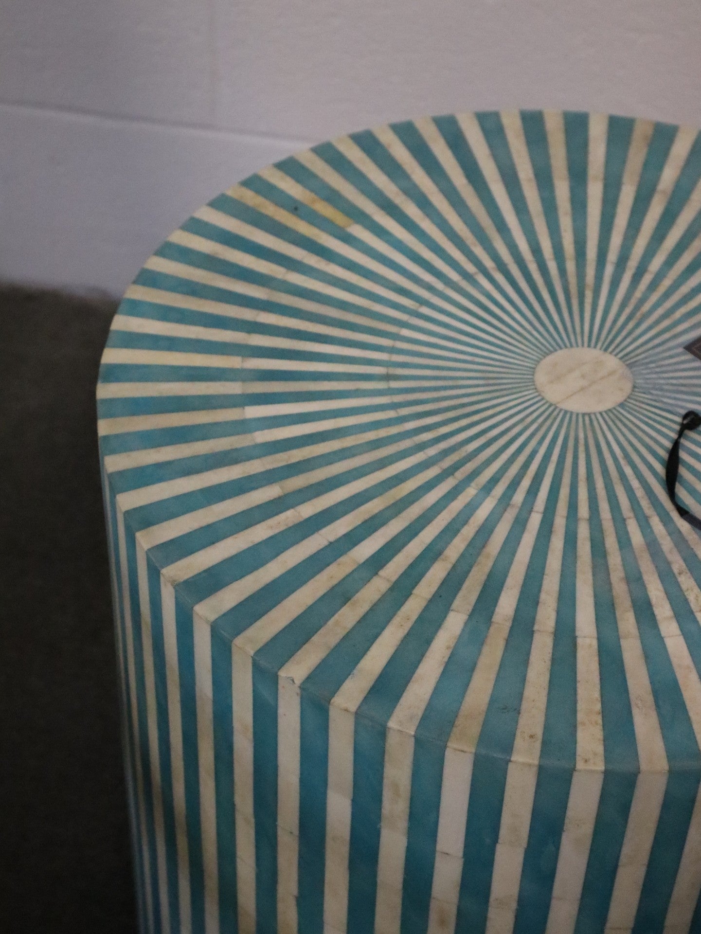 60-69 Teal Bailey Side Table