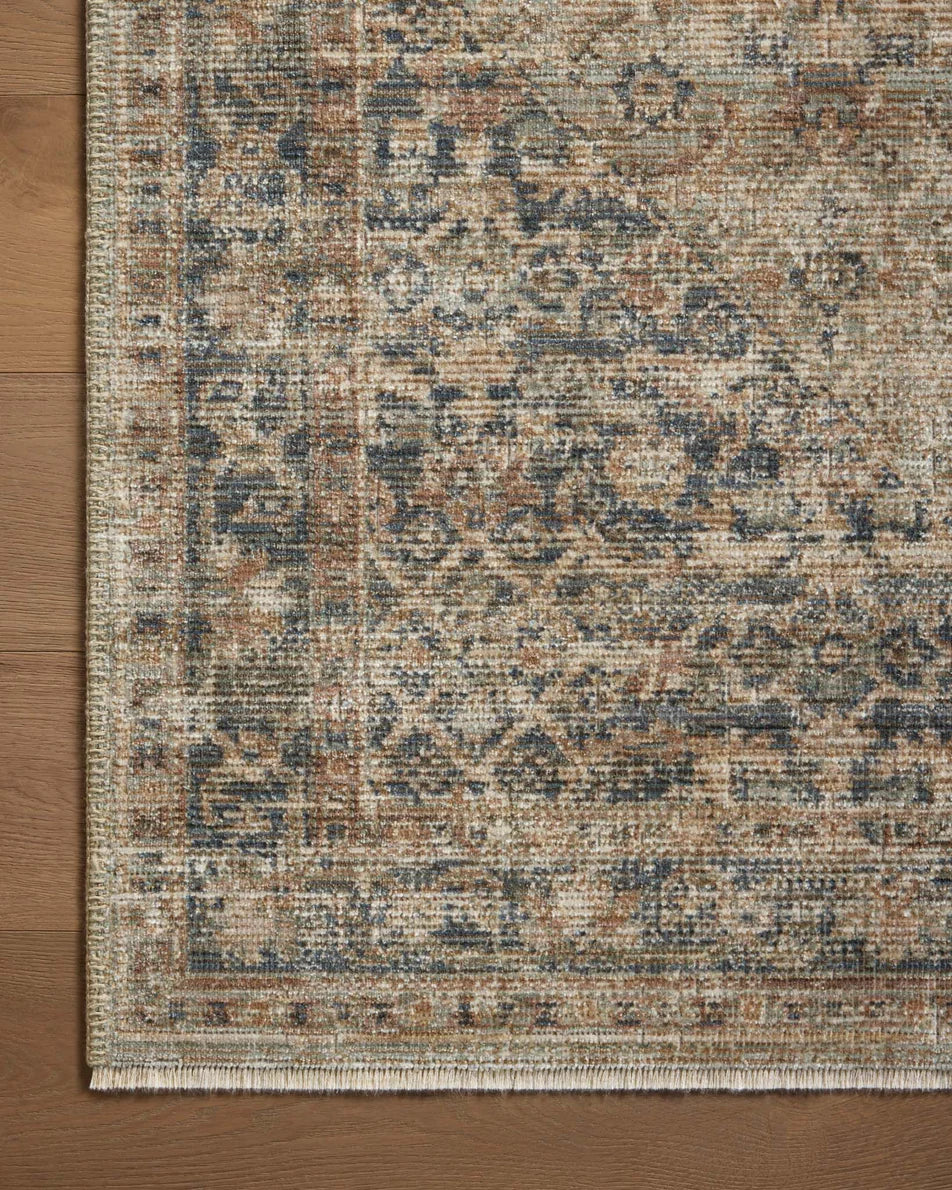 2x3 HER-08 Sage/Navy Rug