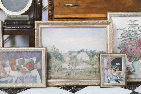 10x12 Hermitage Pontoise Framed Art, HERMITAGE-86-331