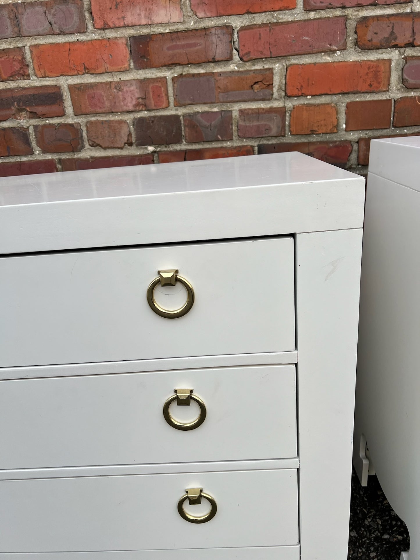Set of Two 3- Drawer Nightstand (C)