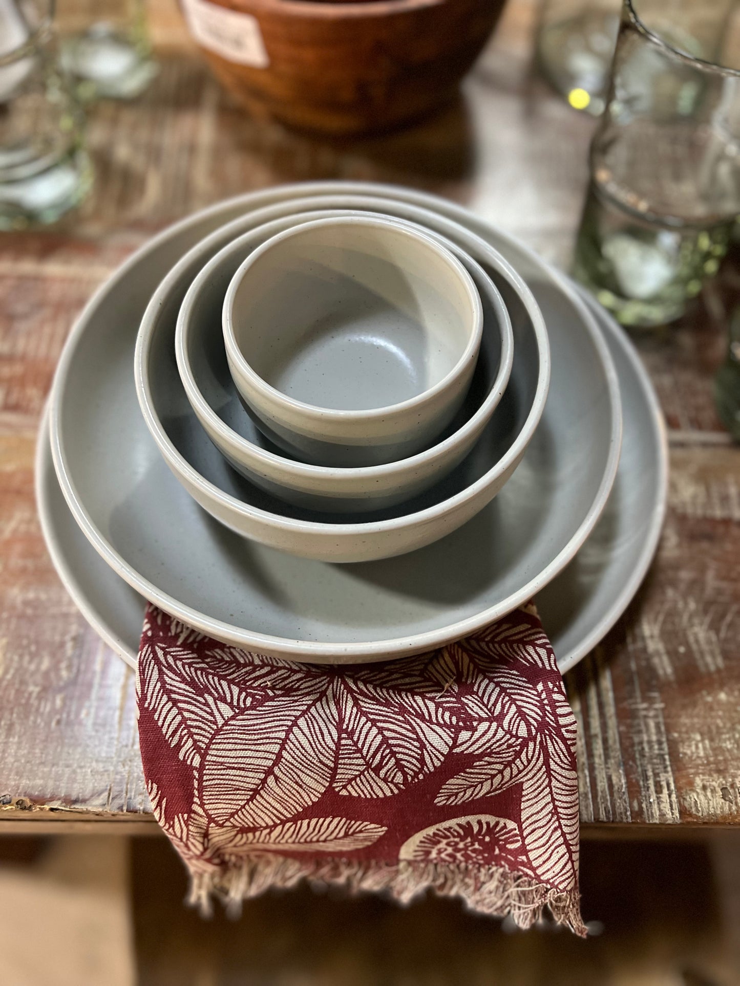 Pacifica Tableware - 8 Styles Oyster Grey