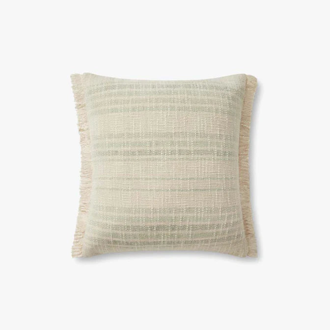 PAR0007 18x18 Ivory & Sage Pillow