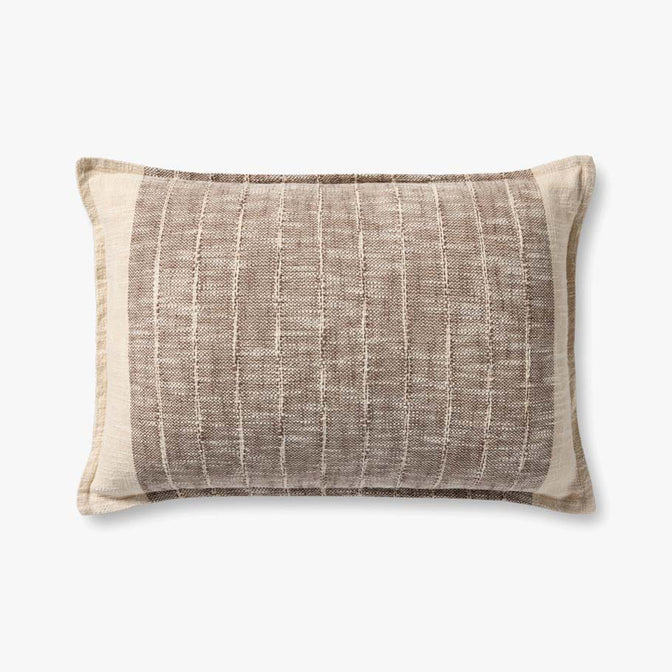 PLL0183 16x26 Brown & Ivory Pillow