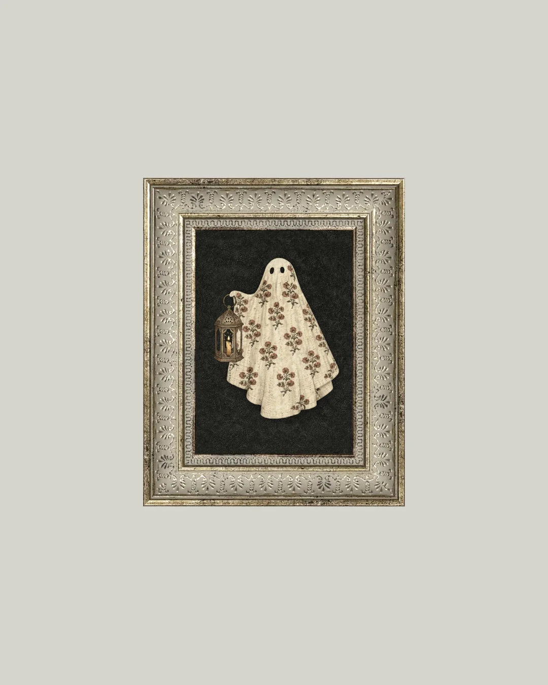 8x10 Quilted Ghost Art