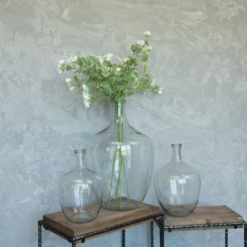 SE221610 22" Clear Glass Bottle
