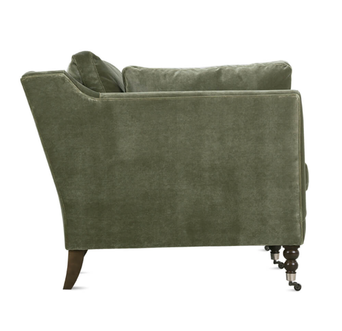 MAD-033-EXP-GREEN 90” Madeline Sofa - Antiqued Moss Velvet