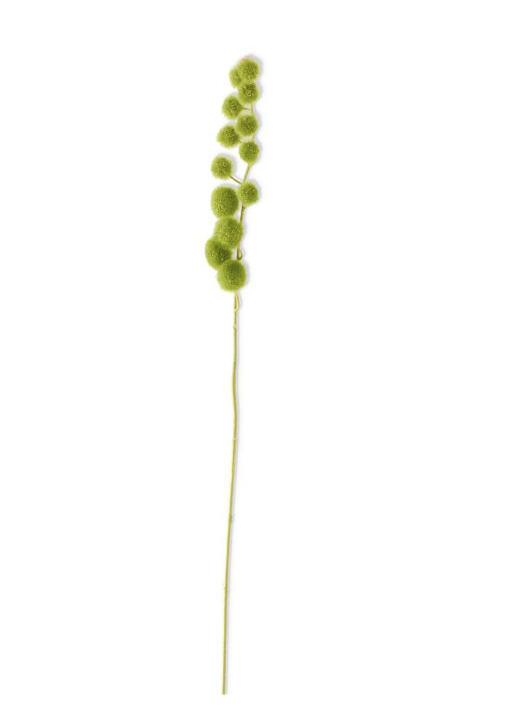 13233A - 32" Green Flocked Ball Stem
