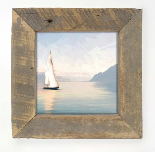 Sailboating on the Lake - Framed Print