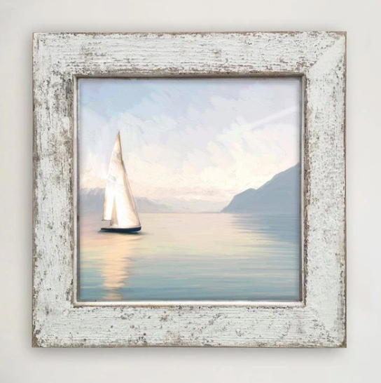 Sailboating on the Lake - Framed Print