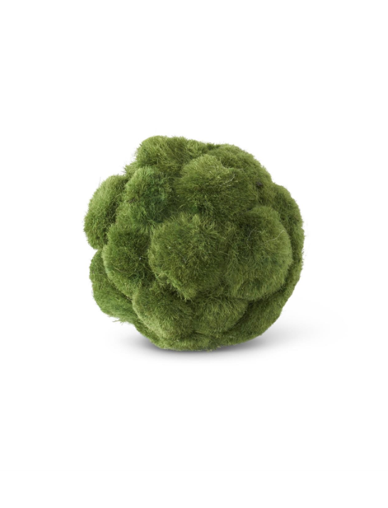 18767A 3.75 Inch Green Sisal Moss Ball