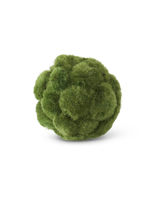 18767A 3.75 Inch Green Sisal Moss Ball
