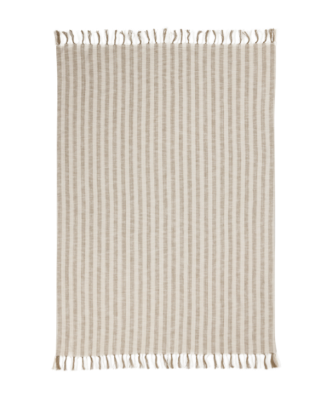 V300027 Linna Ivory/Natural Throw