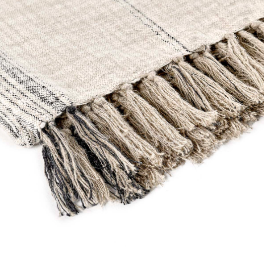 V230064 Ria Natural/Black Throw