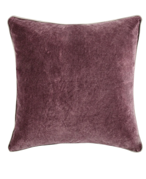 Heirloom Sangria Red Velvet Pillow, 3 Sizes