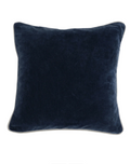 V150762 Heirloom Navy Velvet Pillow, 18x18