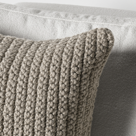 VO60001 Prism Natural Pillow, 22x22