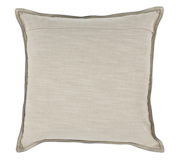 V240094 Leather Nightfall Blue Pillow, 14x26
