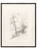 21852 Folio Study Harbor Town I - Framed Print