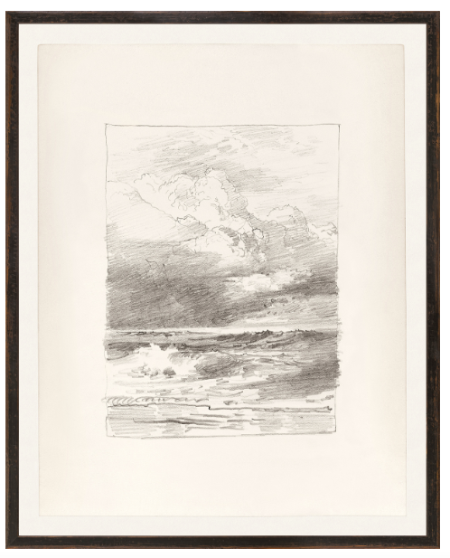 21854 Folio Study Sea I - Framed Print