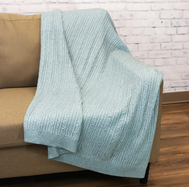 347191 Spinnaker Sea Mist Throw