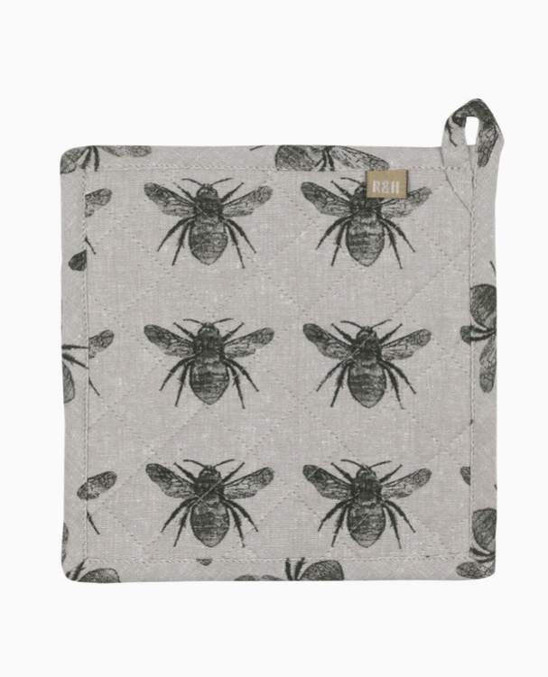 RHTV1913 Olive Green Bee Trivet