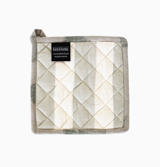 RHTV23523SG Sage green Lemon Print Trivet