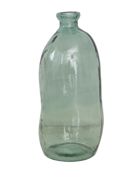 DF8261 Recycled Glass Organic Shaped Vase