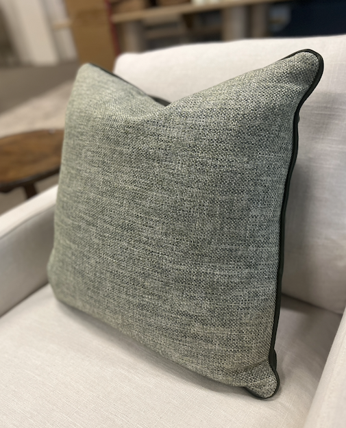 87BH95 20x20 Crystal Forest Leather Pillow