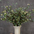 G171186 37" Boxwood Cream Wildflower Stem