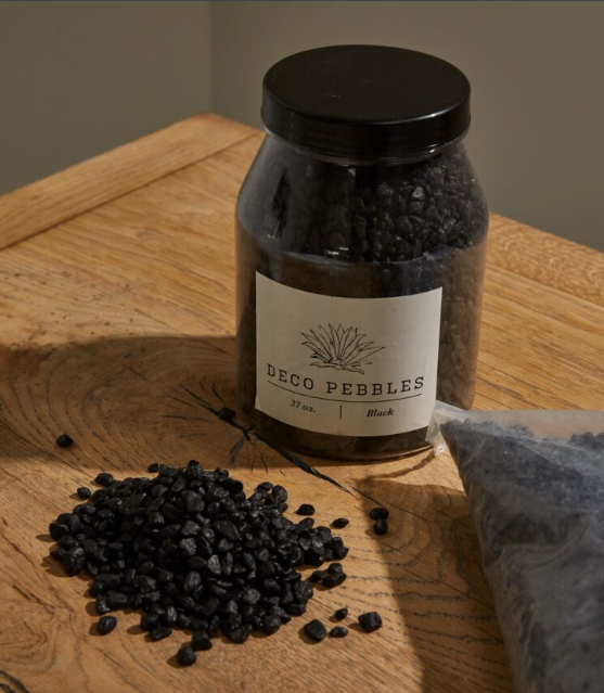 22570.55 Black Deco Pebbles 37 oz