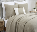 MANDALAY-KC-NATURAL Mandalay Natural Coverlet, King