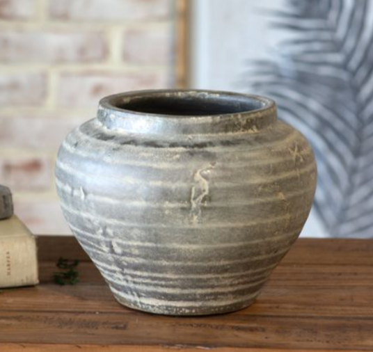 PDDL-126 9.25" Charcoal Bouquet Vase