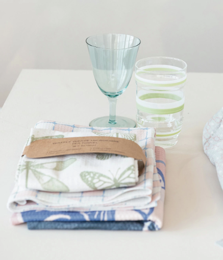 DF9313 Microfiber Tea Towel w/ Insects
