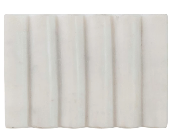 Carved Marble Soap Dish