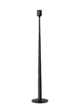 DF8448 24" Hand-Forged Iron Taper Holder, Black