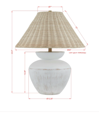 72627 Frannie Table Lamp