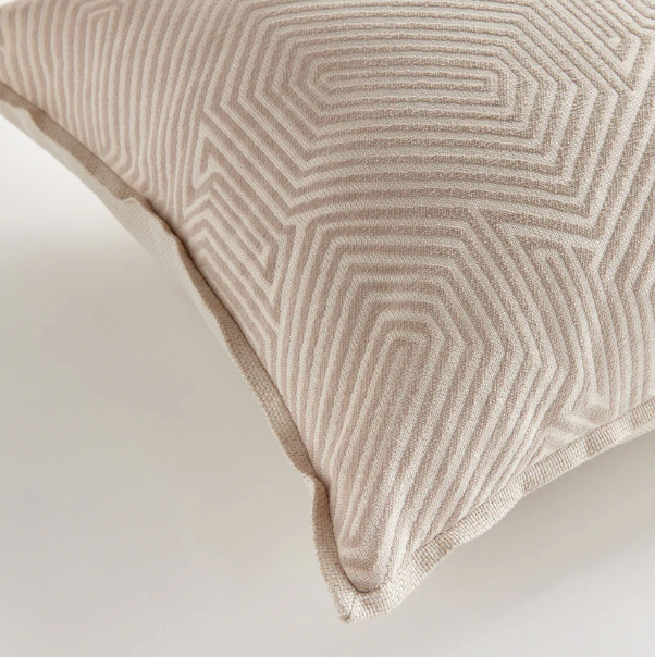 N5LM24 Geo Square Indoor Outdoor Pillow 20"