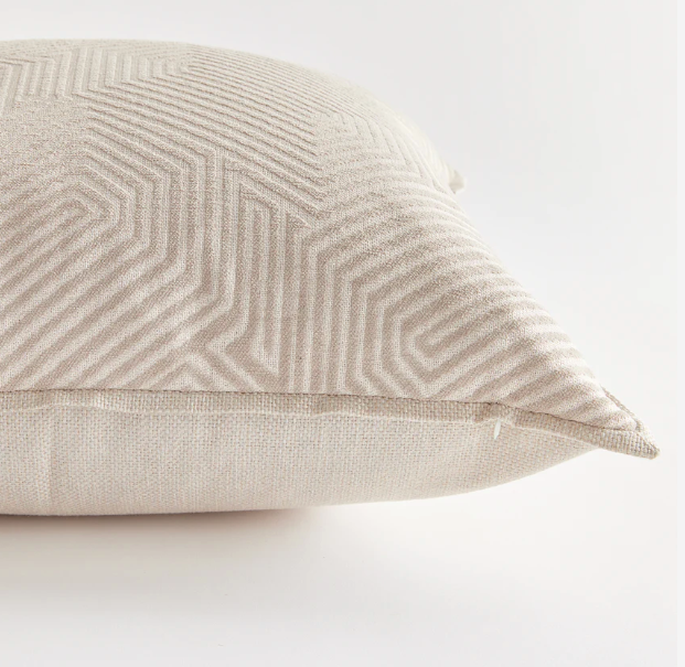 N5LM24 Geo Square Indoor Outdoor Pillow 20"