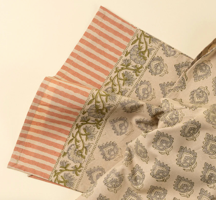 4-6393 Ritika Block Print Table Runner