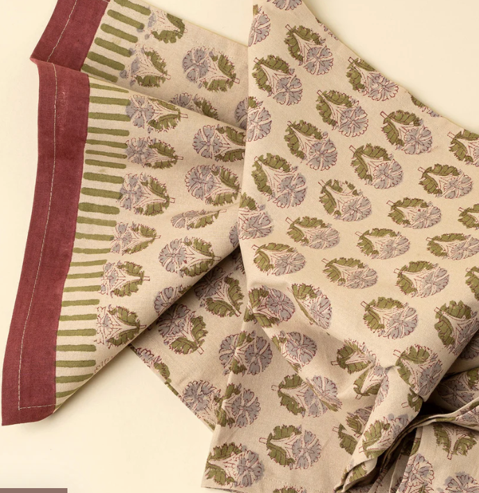 4-6394 Nandini Block Print Table Runner