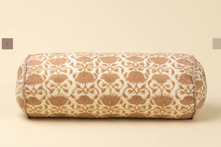 01-9546 Loti Block Print Bolster