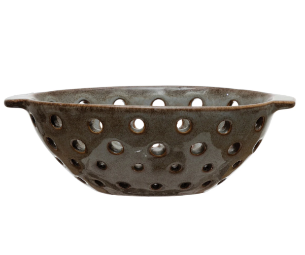 DF4312 Stoneware Berry Bowl w Glaze