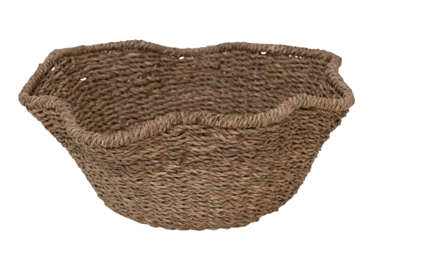 DG0909 Decorative Woven Bankuan & Rattan Bowl