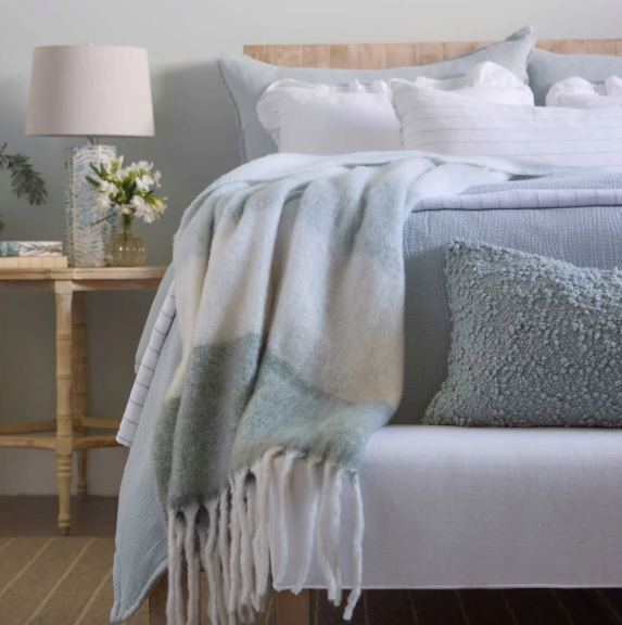 LA-5400-MS-57 Whistler Moss Throw